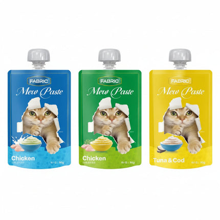 Premium Faenbei Cat Food Snacks in Convenient Pouch