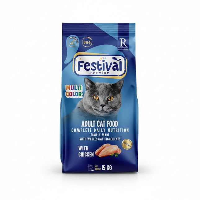 Festival Premium Adult Cat Food with Chicken