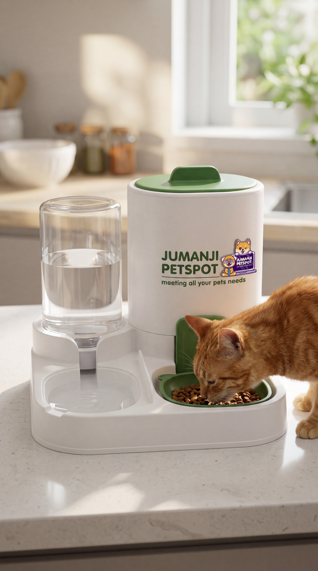 Automatic cat Feeder & Water Dispenser
